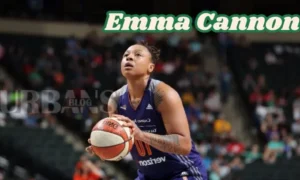 A portrait of Emma Cannon, highlighting her journey as a professional basketball player and her personal life with Machine Gun Kelly.